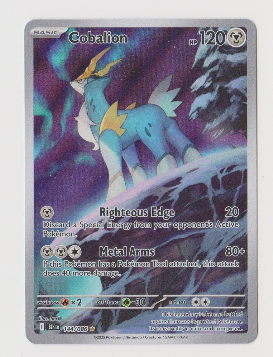 Cobalion 144/086 Illustration Rare - Black Bolt