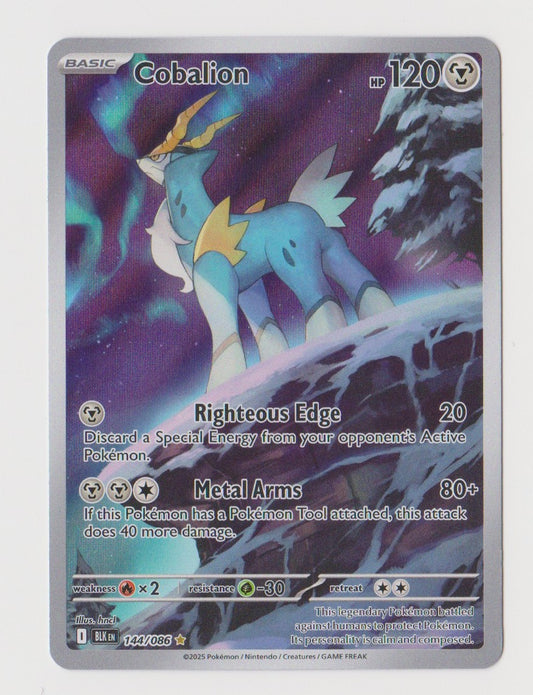 Cobalion 144/086 Illustration Rare - Black Bolt