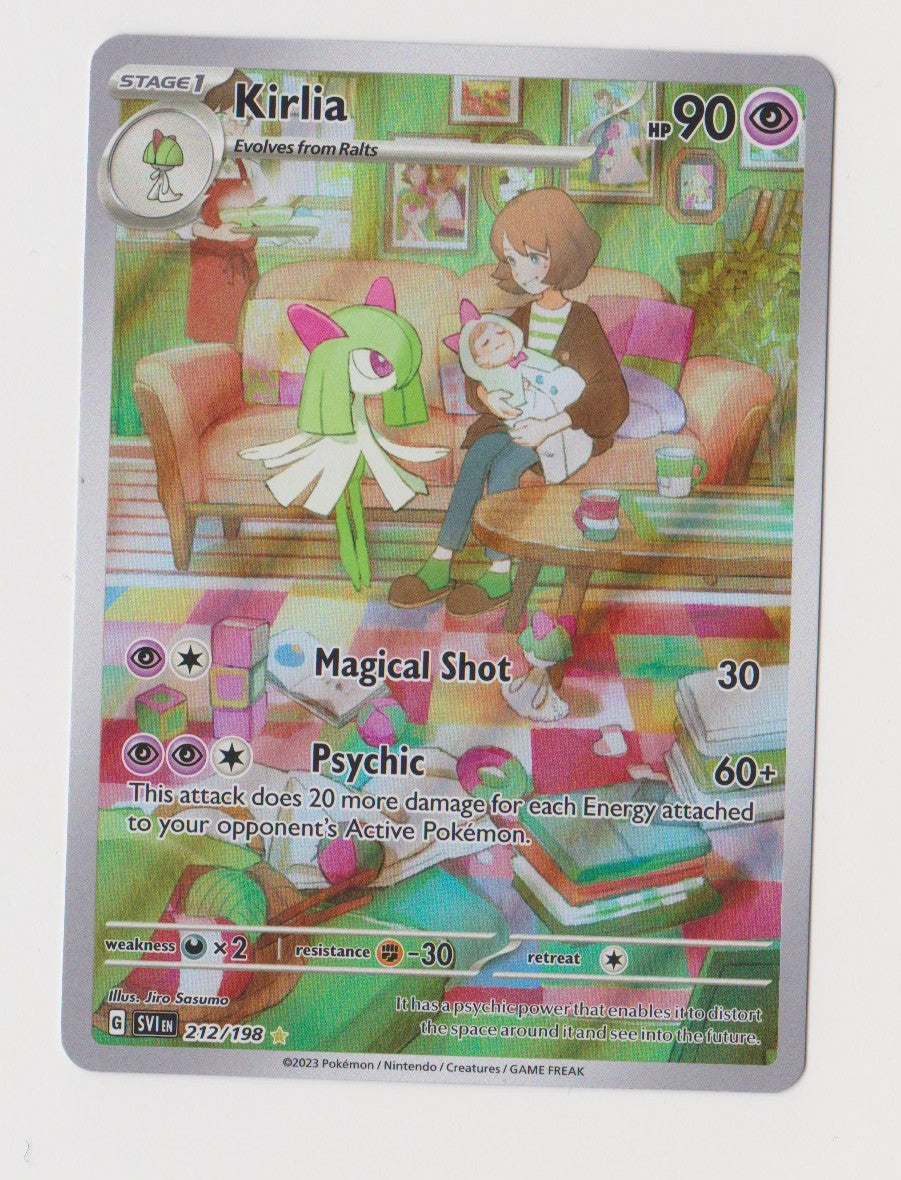 Kirlia 212/198 Illustration Rare - Scarlet & Violet base
