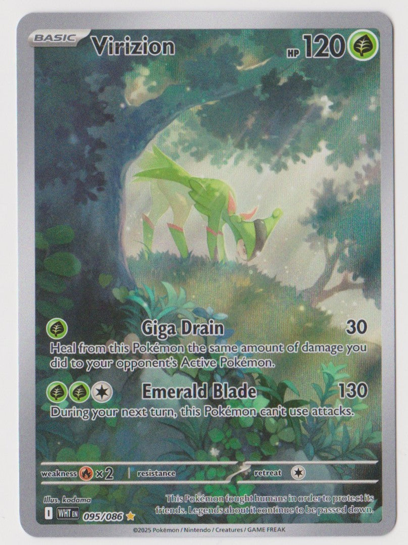 Virizion 095/086 Illustration Rare - White Flare